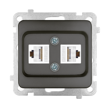 İkili Data Prizi (Cat 5 + Cat 5) KOLİ