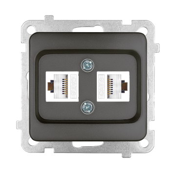 İkili Data Prizi (Cat 6 + Cat 6) KOLİ