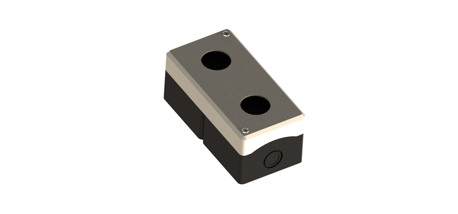 2'li Kumanda Kutusu-Gri/Siyah KOLİ