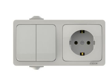 Komütatör + Topraklı Priz KUTU