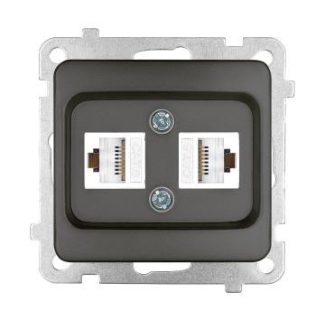 İkili Data Prizi (Cat 6 + Cat 6)