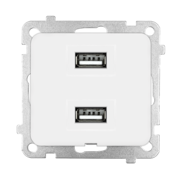 İkili USB Şarj Prizi (Type-A + Type-A) KUTU