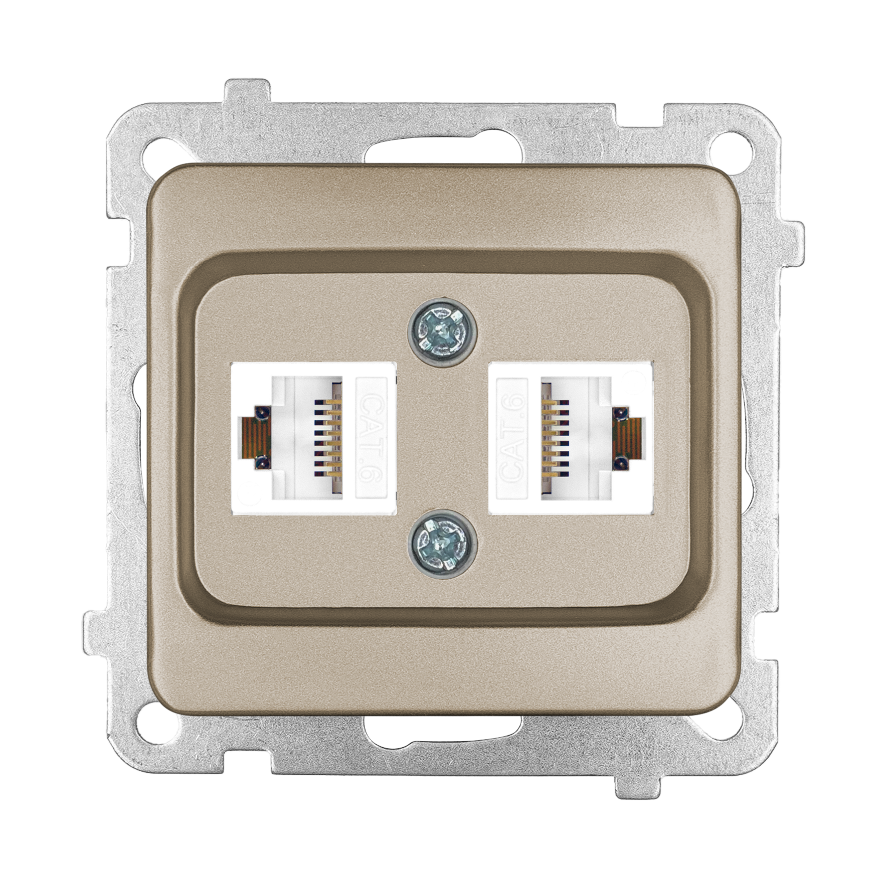 İkili Data Prizi (Cat 6 + Cat 6)
