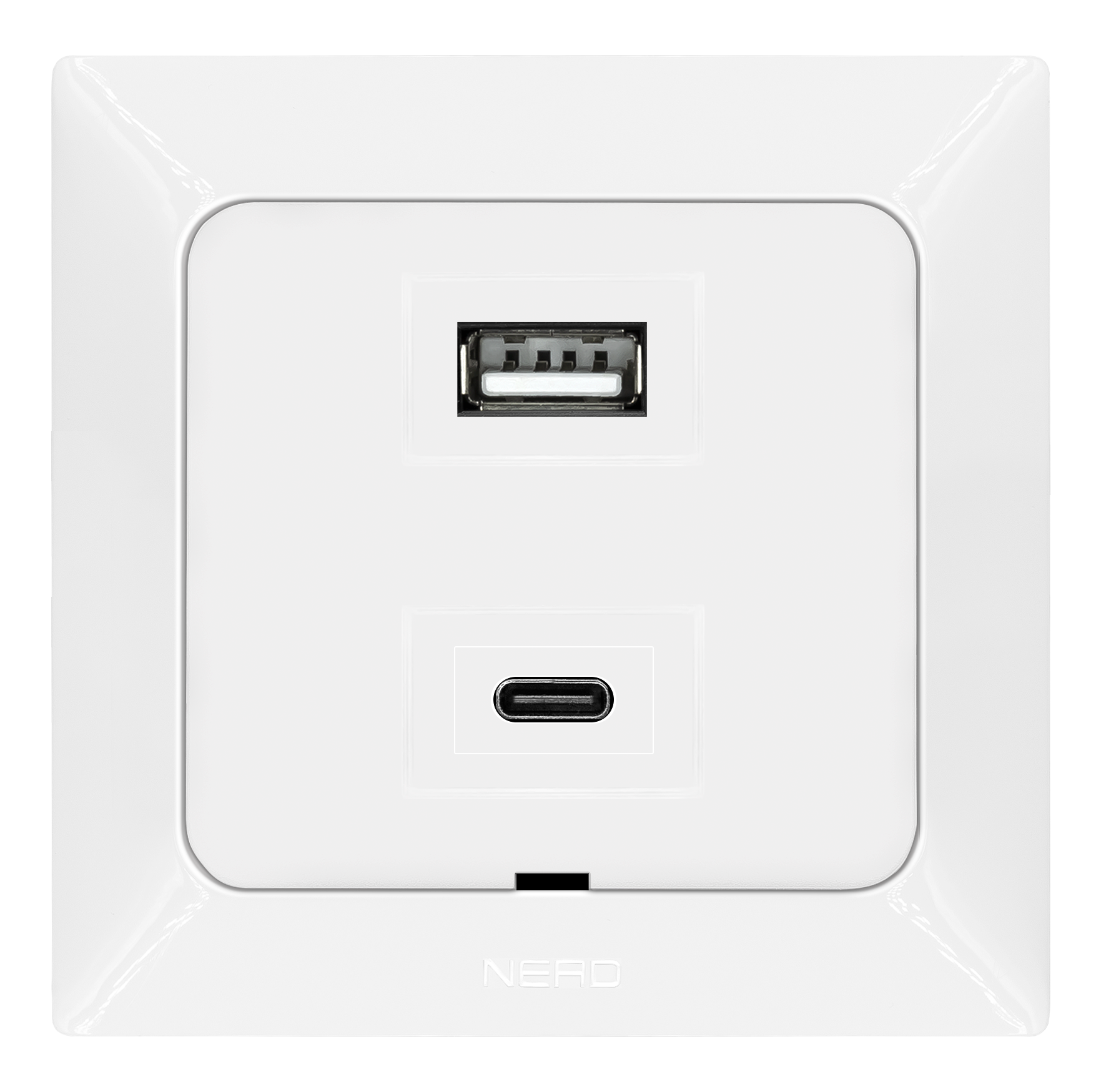 İkili USB Şarj Prizi (Type-C + Type-A)