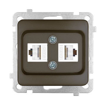 İkili Data Prizi (Cat 6 + Cat 6)