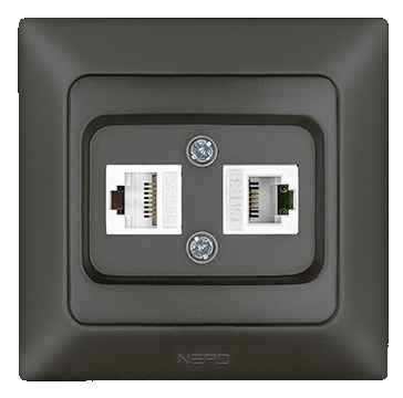 Data + Numeris Priz (Cat 5 + Cat 3) KOLİ