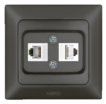 Data + Numeris Priz (Cat 6 + Cat 3) KOLİ