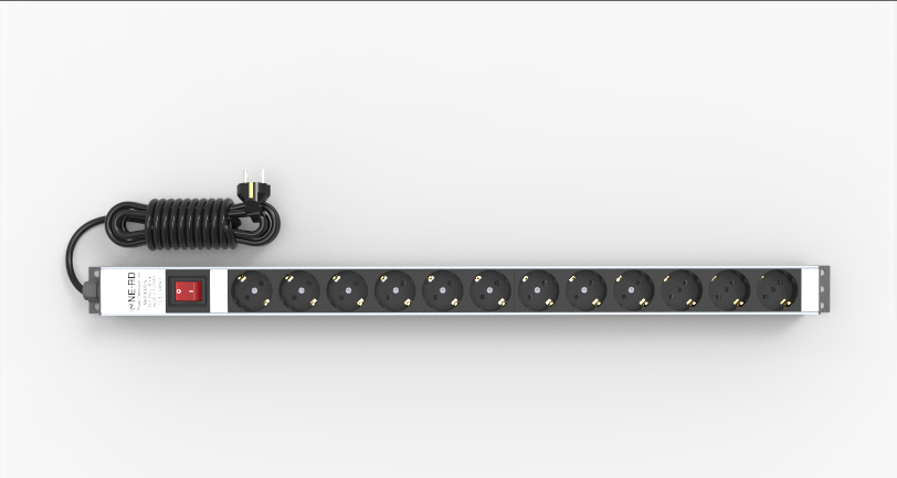 12'li 1,5 m Kablolu Anahtarlı Grup Priz ADET