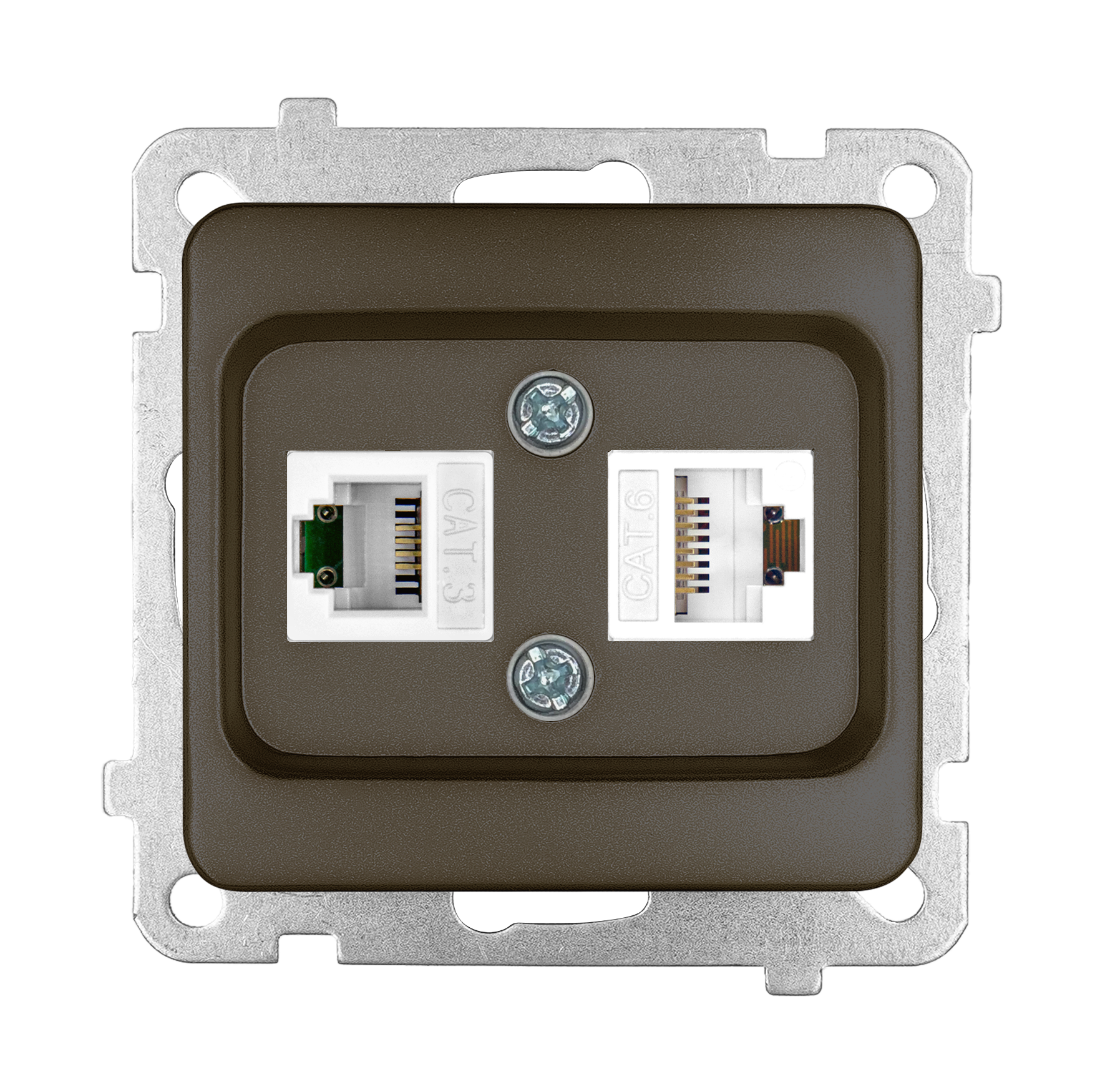 Data+Numeris Priz (Cat 6 + Cat 3)
