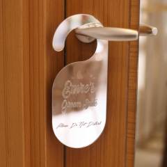 Bride Groom Kapı Askılığı Rahatsız Etmeyiniz