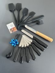 Solingen bıçak ve ithal spatula seti