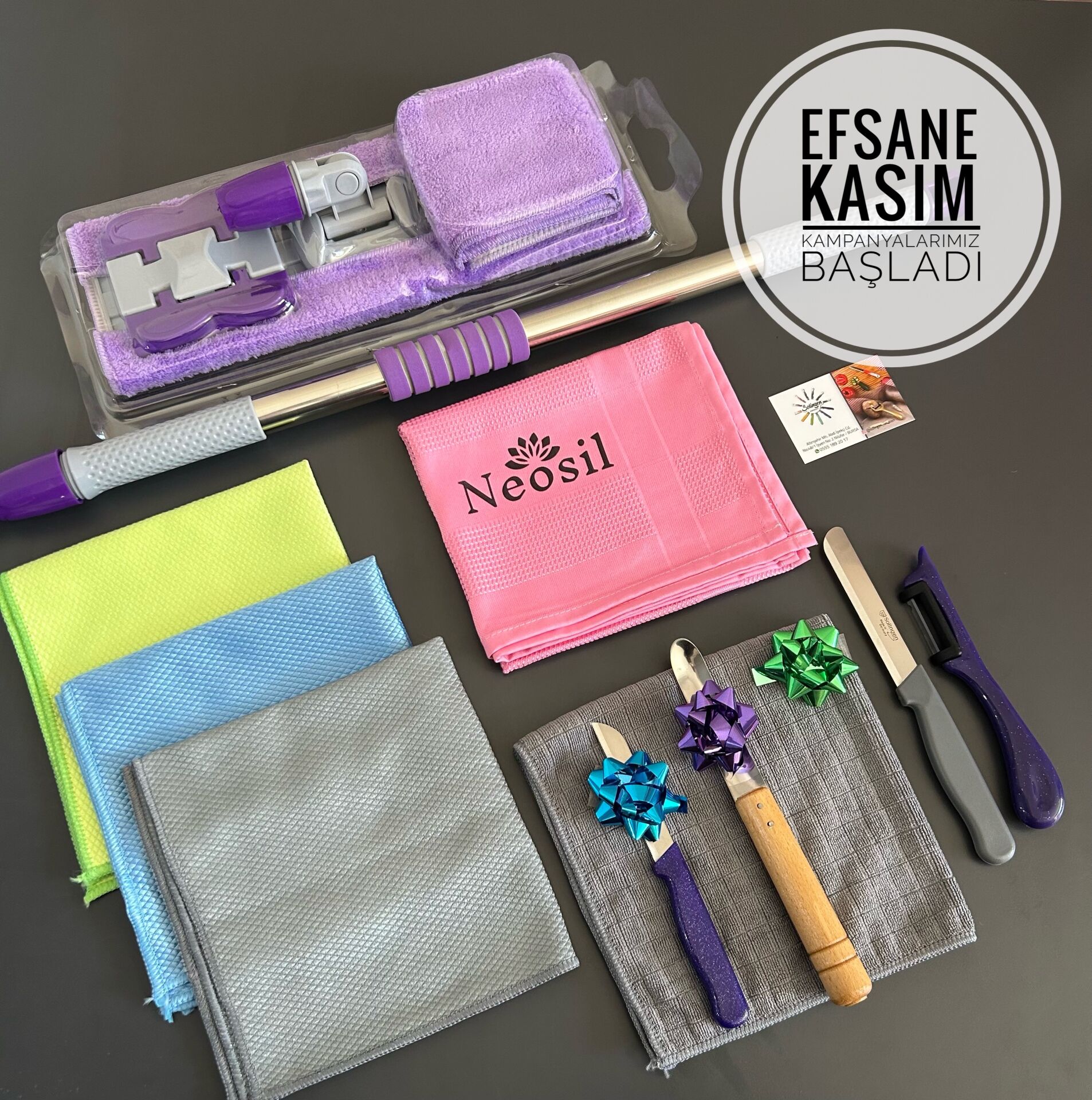 EFSANE KASIM KAMPANYASI MOP VE BIÇAK SETİ( 660 )