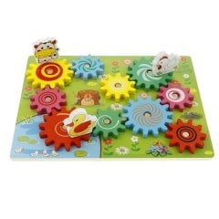 Ahşap Çark Puzzle Oyunu