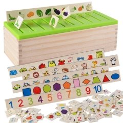 Ahşap Montessori Sınıflandırma Kutusu