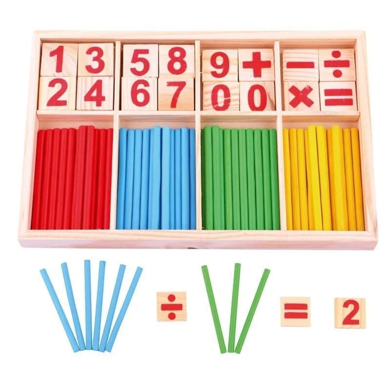 Montessori Sayı Çubuklu Matematik Seti