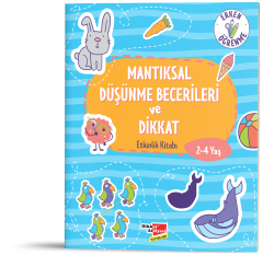 2-4 Yaş Evde Etkinlik Kitabı Seti (Eğlenceli Labirentler, Mantıksal Düşünme Becerileri ve Dikkat, Eğitici Çizgiler)