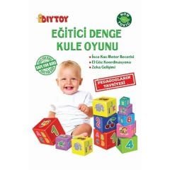 Eğitici Denge Kule Oyunu 8 Kat