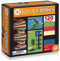 Keva Colors Ahşap Yapı Blokları 120 Parça