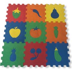 Eva Puzzle Sebze Meyve Figürlü Oyun Matı