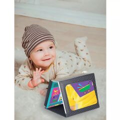 Diytoy Pedagog Onaylı Bebek Aynalı Bebek Zeka Kartları, Karin Ustu Aktivite Oyuncağı, Tummy Time 0-12 Ay