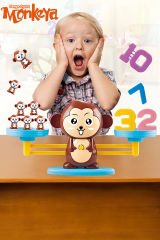 Eğitici Maymun Denge Oyunu, İşlem Kartlı Matematik Öğretici Oyun Seti