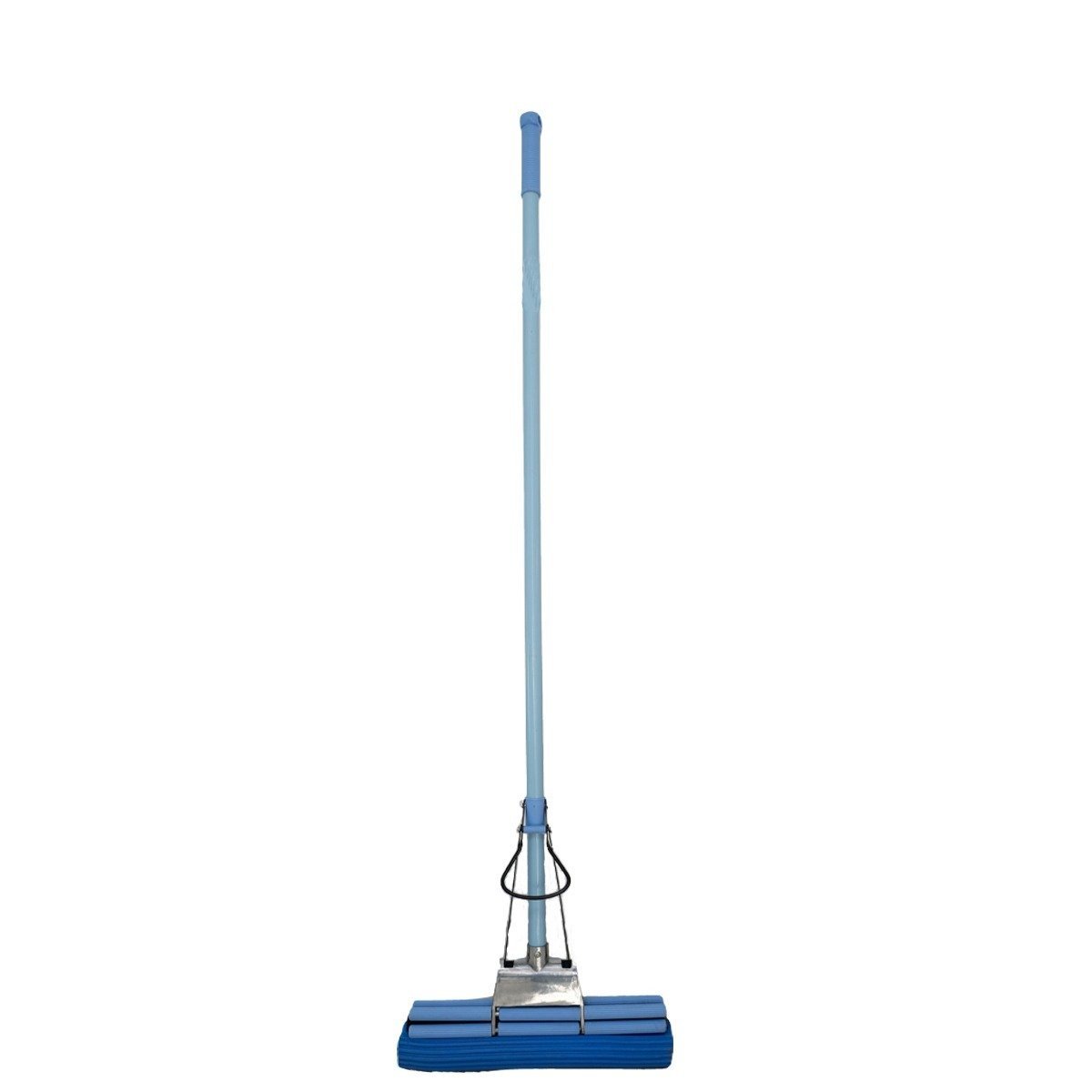 Mavi Pratik Sıkmalı Değişir Başlıklı Mop  - 123 Cm