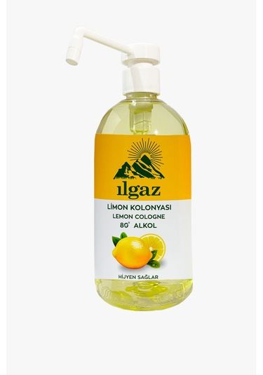 Ilgaz Limon Kolonyası Pompalı 80 Derece 750 ml