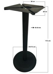 Metal Masa Ayağı Bistro Ayak 110cm