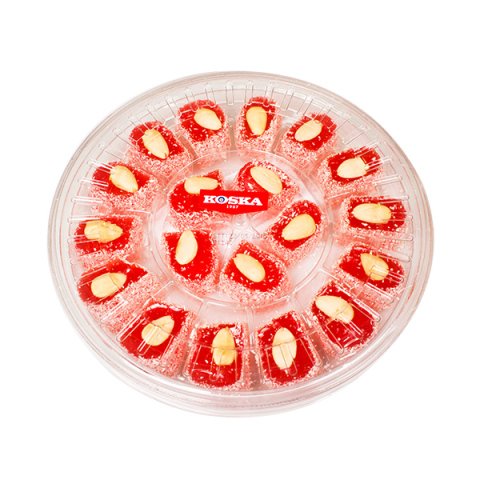 500 g Gül Aromalı Bademli Saray Lokum
