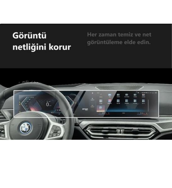 BMW M4 Mat Ekran Koruyucu Şeffaf Tam Kaplama Tek Parça