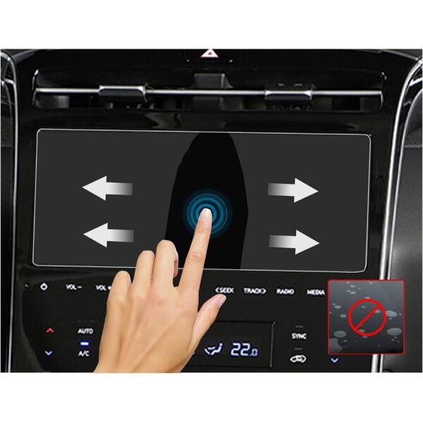 Hyundai Tucson 10.25 İnç Mat Ekran Koruyucu Multimedya 2021