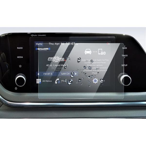 Hyundai i20 8 İnç Multimedya Ekran Koruyucu Nano Şeffaf