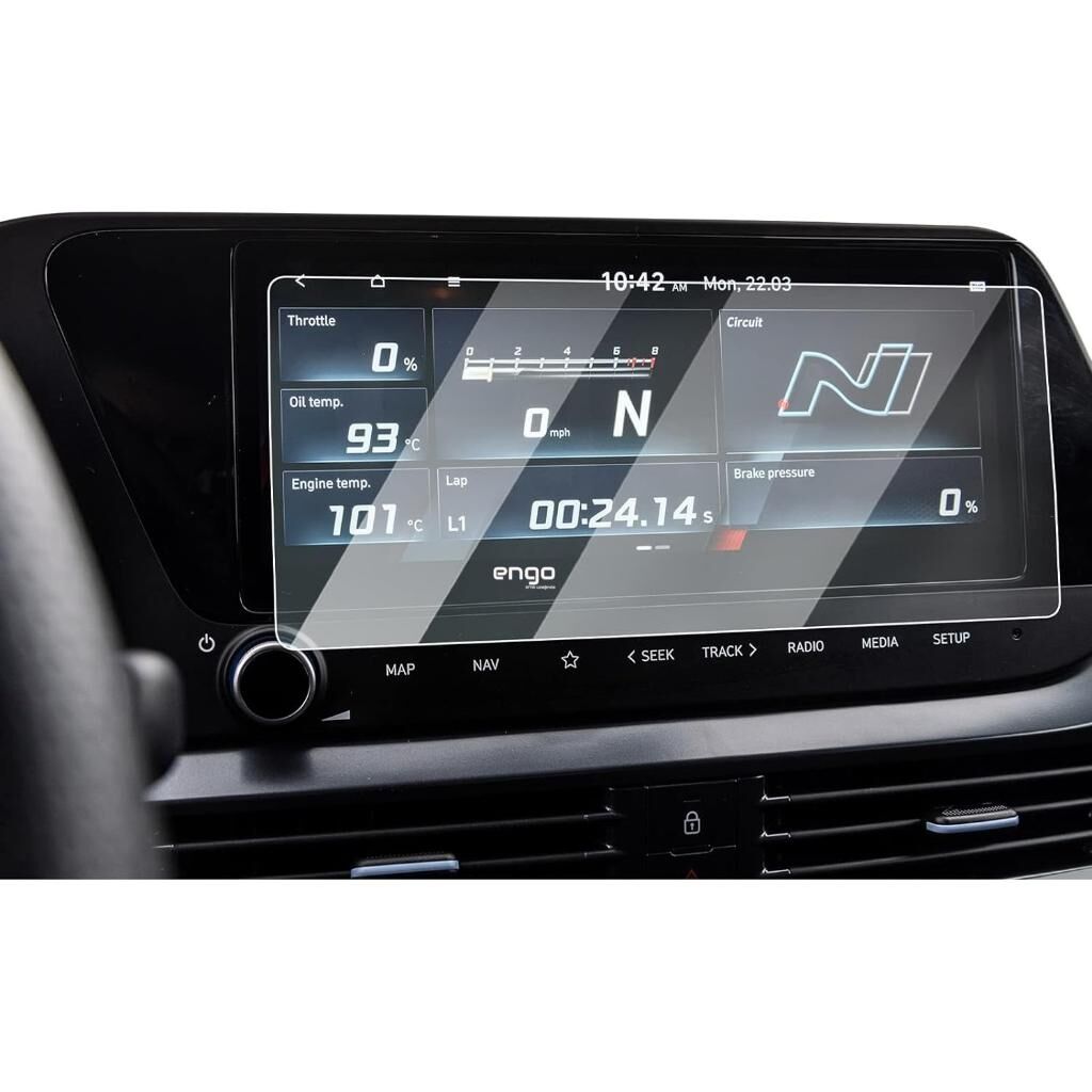 Hyundai i20 10.25 İnç Mat Ekran Koruyucu Multimedya Şeffaf
