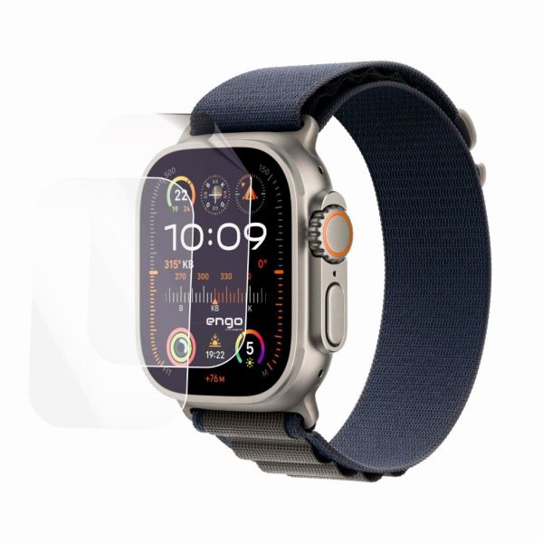 Apple Watch Ultra 2 Ekran Koruyucu 49mm Şeffaf TPU 2 Adet