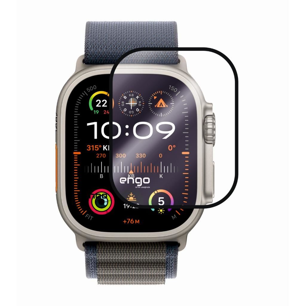 Apple Watch Ultra 2 Ekran Koruyucu 49mm Kavisli Kenar