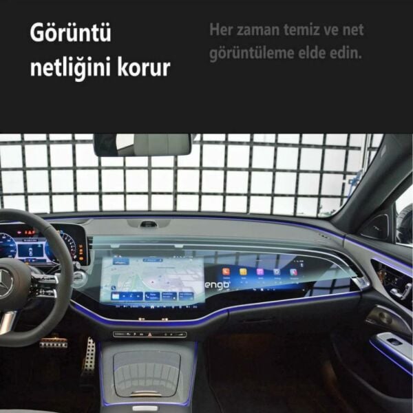 Mercedes E220 Ekran Koruyucu Multimedya + Yolcu Ekranı W214