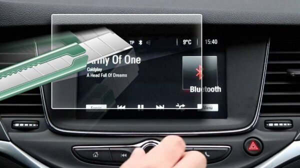 Opel Crossland 7 İnç Multimedya Ekran Koruyucu Şeffaf