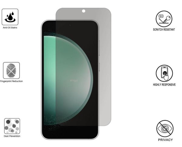 Samsung Galaxy S23 FE İle Uyumlu Hayalet Ekran Koruyucu
