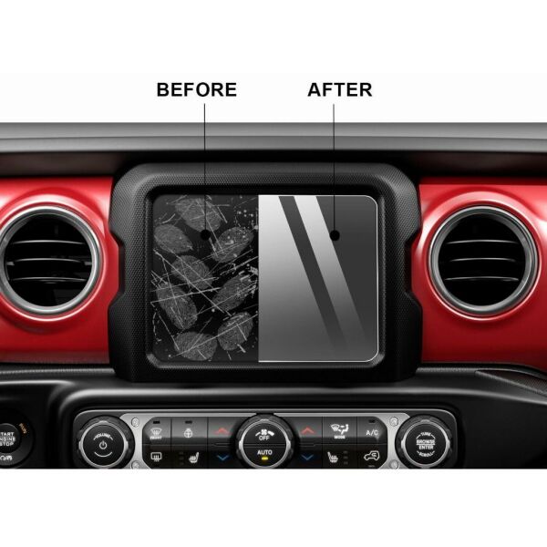 Jeep Wrangler Mat Ekran Koruyucu 8.4 inç Multimedya Uyumlu