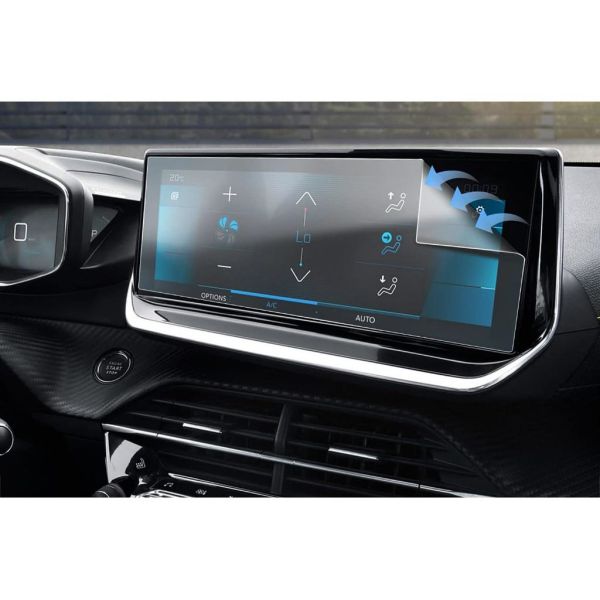 Peugeot 2008 10 İnç Ekran Koruyucu Multimedya Şeffaf Nano