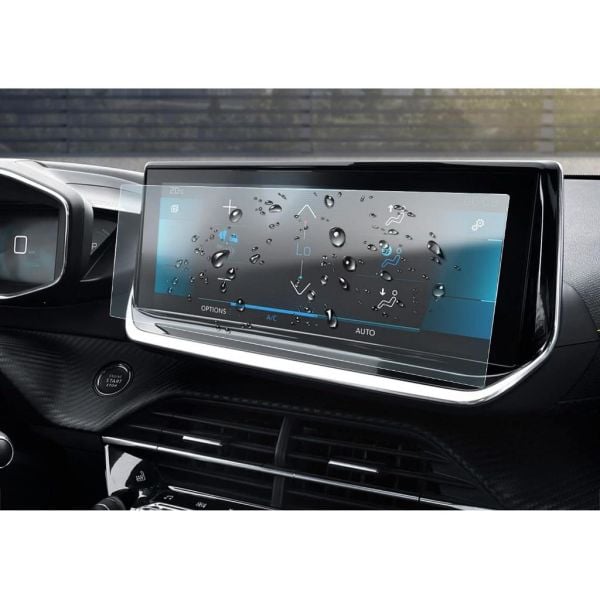Peugeot 2008 10 İnç Ekran Koruyucu Multimedya Şeffaf Nano