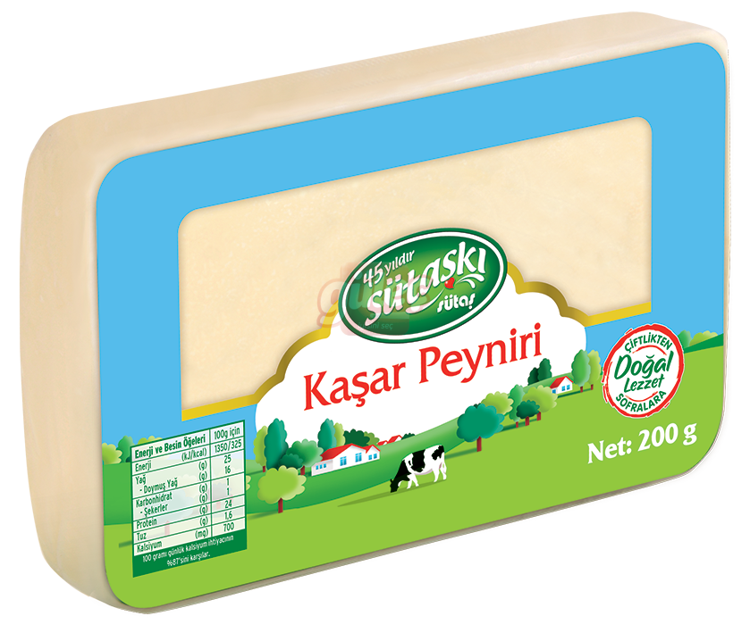 Sütaş Kaşar Peyniri 200 G