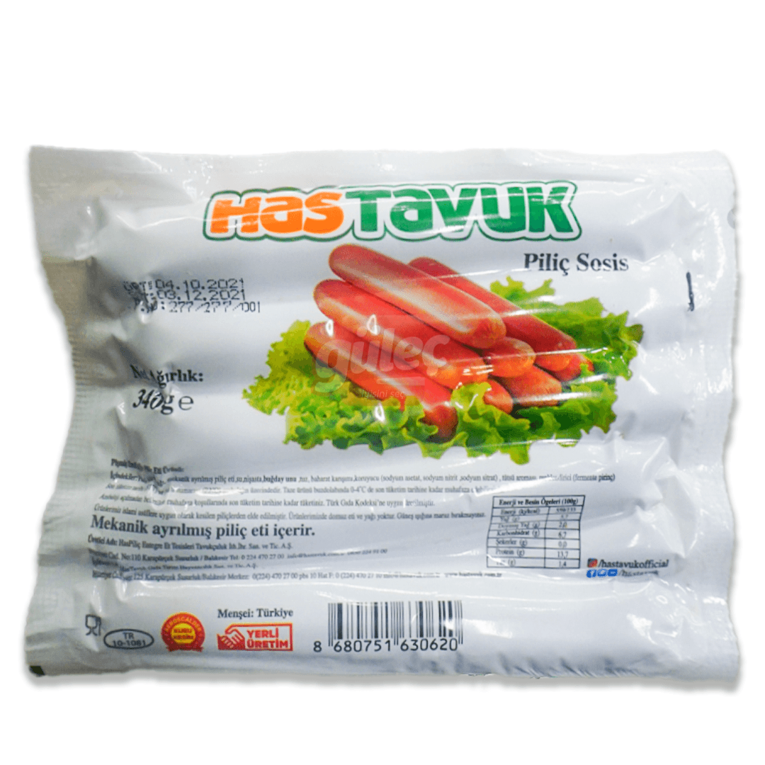 HasTavuk Uzun Sosis 340 G