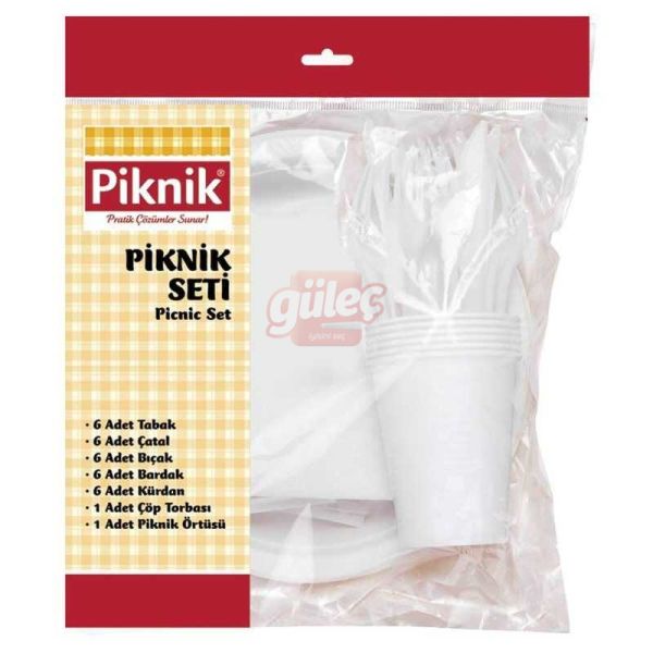 Piknik 6 kişilik Piknik Seti