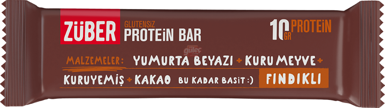 Züber Glutensiz Protein Barı Fındıklı 35 G