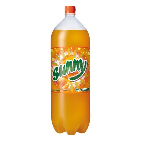 Sunny Portakal Aromalı Gazoz 2,5 L