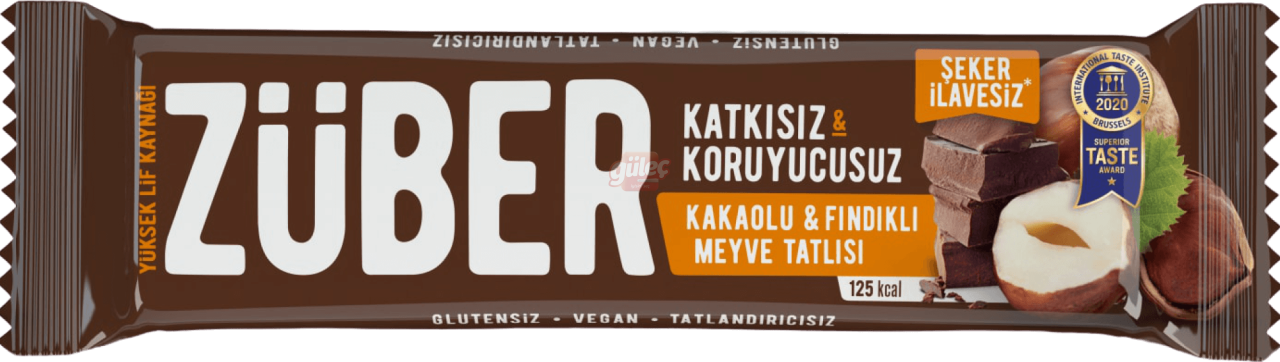 Züber Fındıklı Kakaolu Meyve Tatlısı 40 G