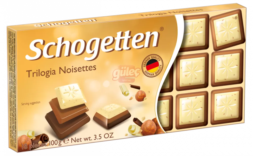 Schogetten Alpine Trilogia Fındıklı Çikolata 100 G