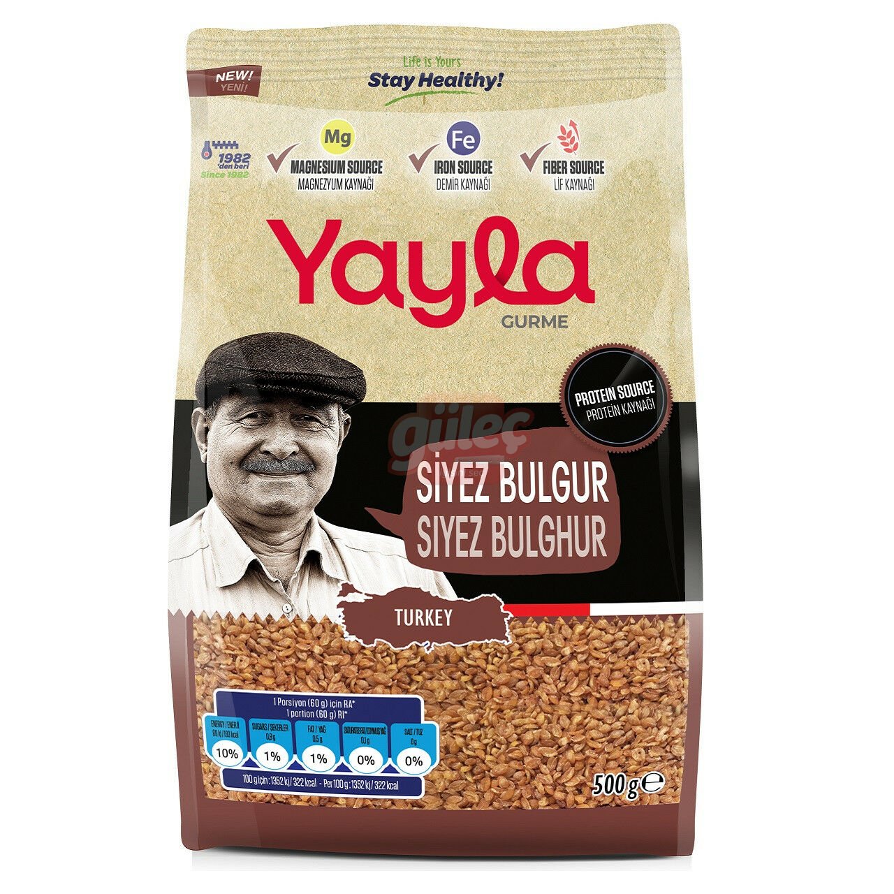 Yayla Gurme Siyez Bulgur 500 G