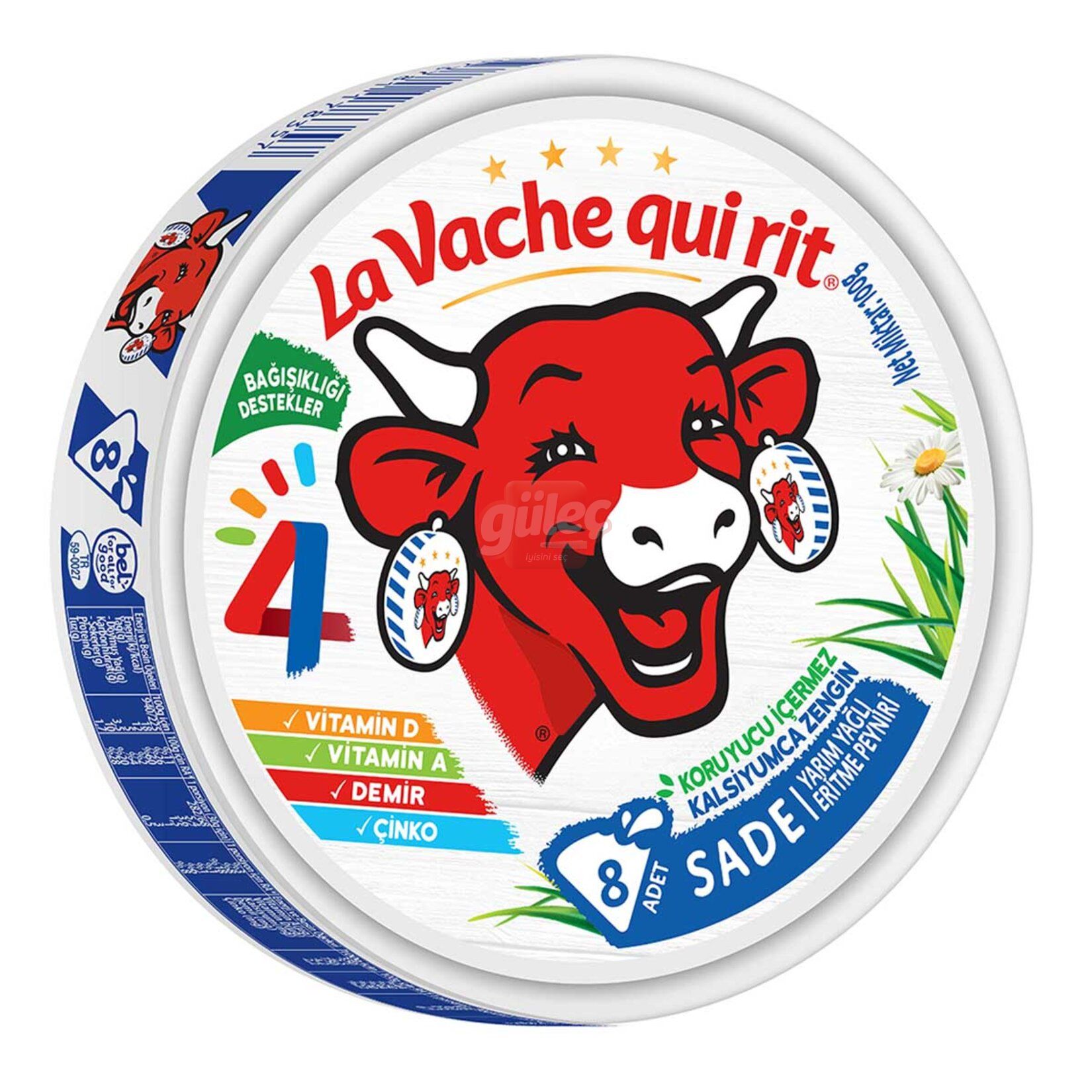 La Vache Qui Rit 8 Porsiyon Üçgen Peynir 100 G